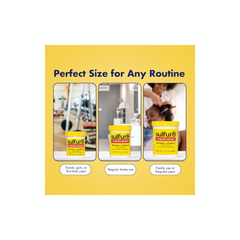 Acondicionador Sulfur8 medicado regular, fórmula anticaspa para cabello y cuero
