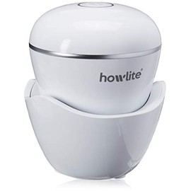 Howlite Ultra, Cepillo limpiador facial con vibración ultrasónica de carga inalámbrica, limpieza y masaje de rostro IPX7
