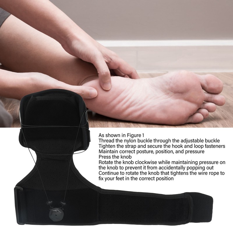 Universal Knob Foot Drop Brace Angle Adjustable Good Fit Comfortable