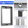 HXH Single Gang 1/2" Receptacle Outlet Box Extenders, Electrical Outlet