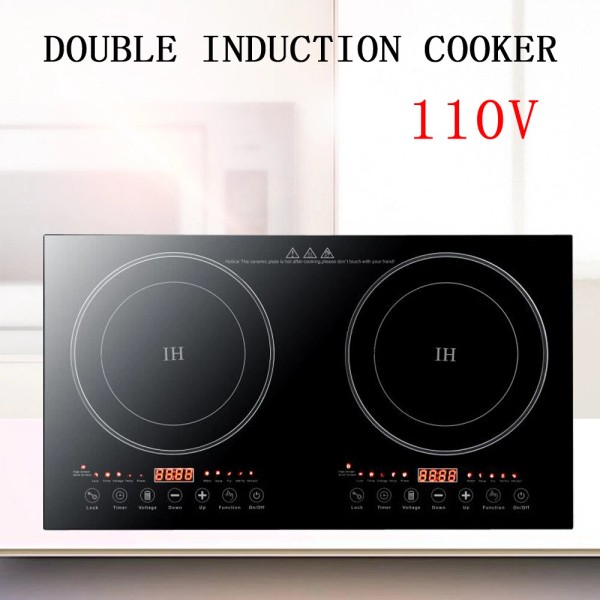Unbranded Portable Induction Cooktop Dual Cooker Burner Stove Hot Plate