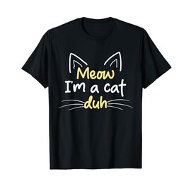 Im A Cat Women Pet Animal Cat Costume T-Shirt
