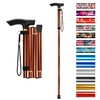 supregear Folding Cane, 5-Level Adjustable Height Walking Stick Lightweight Collapsible
