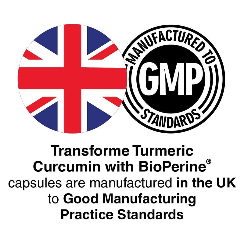 Transforme Turmeric Curcumin High Strength 500mg with BioPerine, 365 Capsules