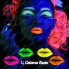 4 Labiales Neón Luminoso Luz Uv Negra Lipstick Halloween