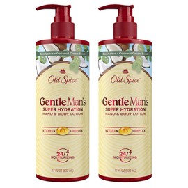 Old Spice Hand & Body Lotion for Men Gentlemen's Super Hydration Vitamin B3 Complex 1 Eucalyptus & Coconut Cr / 올드 스파이스 핸드 앤 바디 로션 포 맨 젠틀맨스 슈퍼 하이드레이션 비타민 B3 콤플렉스 1 Eucalyptus & Coconut Cr