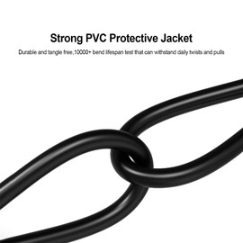 XMUXI 3.5mm to RCA Cable,2 RCA Male to Aux Audio Adapter Headphone Jack Adapter Y Splitter RCA to 1/8 Cord for Headphones, Home System, Car Stereo,Phones, MP3 Players (5 Meters)