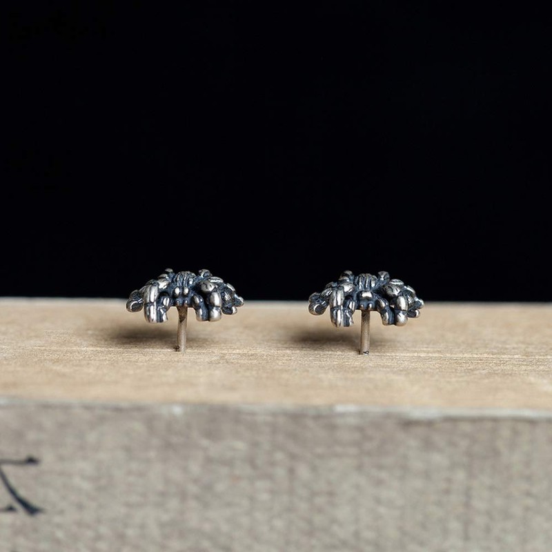 Spider Ear Stud Sterling Silver Hypoallergenic Stud Earrings