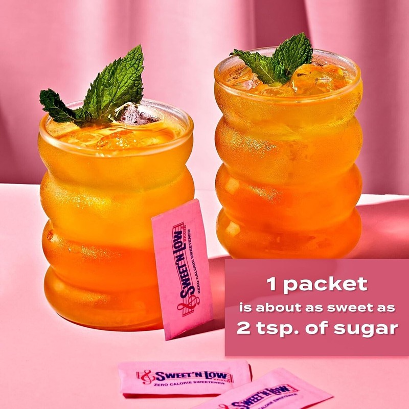 Sweet'N Low Zero Calorie Sweetener Packets, Kosher And Gluten Free,100