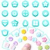 TAINSKY - arete de arcilla floral, 16 formas para joyas
