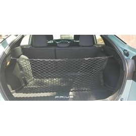 EACCESSORIES EA Rear Trunk Organizer Cargo Net for Toyota Prius 2016-2023 – Envelope Style Cargo Net for Hatchback - Premium Mesh Car Trunk Organizer Vehicle Carrier Storage–Compatible with Prius