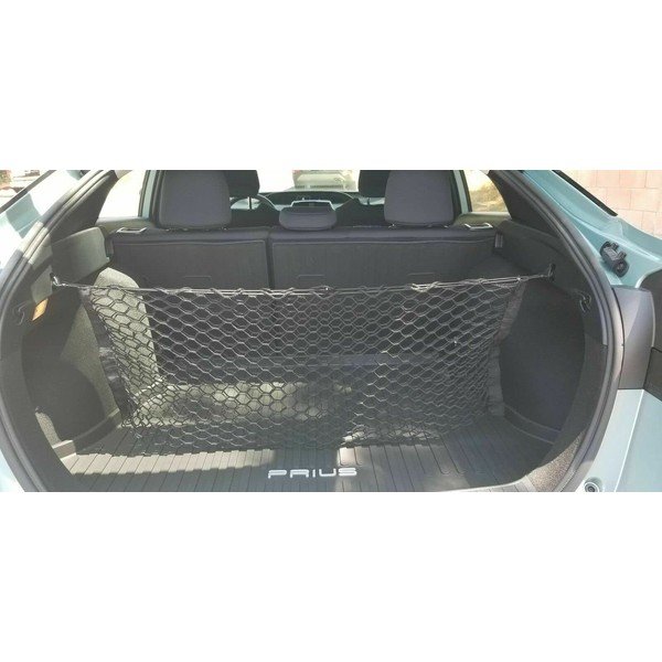 EACCESSORIES EA Rear Trunk Organizer Cargo Net for Toyota Prius