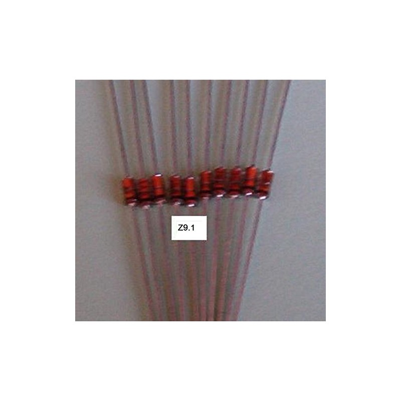 10X ZENER DIODE - 1N4739A - 9.1V- 1 Watt