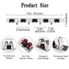 AceMining 5 Racks and 4 Hooks Mop and Broom Holder