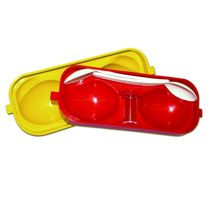 Eggs Egg Carrier Container 2 Drawer with Salt Shaker and