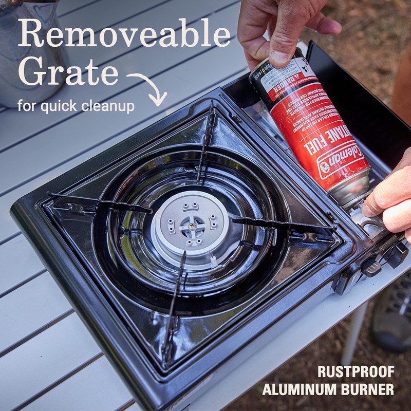 Coleman Classic 1-Burner Butane Stove, Portable Camping Cooktop with Carry