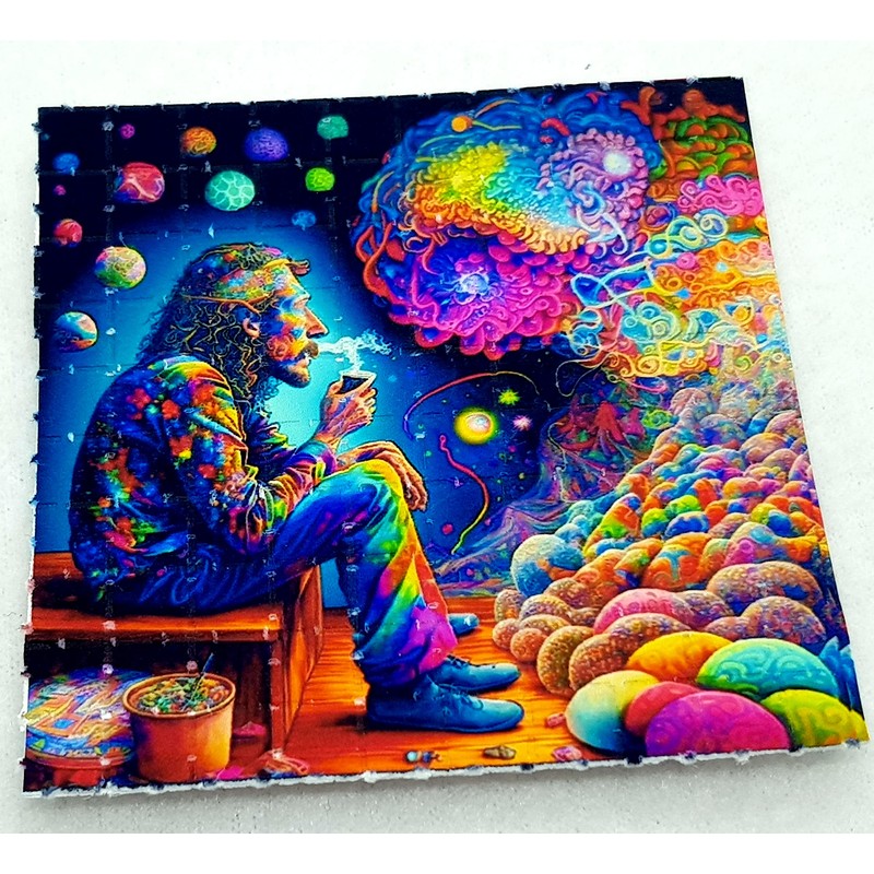 Pipe Dreams Blotter Art Blotter Art Psychedelic Art Gift Acid