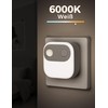 Emeritpro Night Light Socket, Pack of 2 Socket Light with