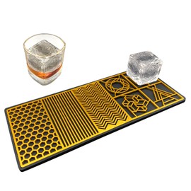 opsadogha Ice Cube Maker - Modern Clear Ice Tray with Stamps for Cocktails & Bourbon - 5 Seconds per Side
