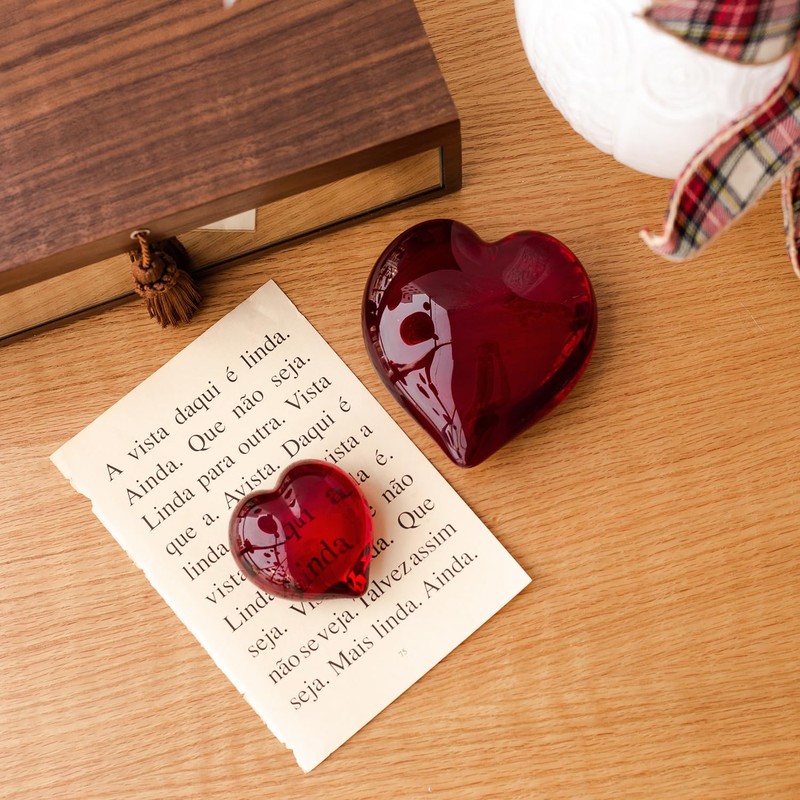Ca D Oro Valentine's Day Small Glass Heart Ornament –