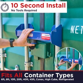 Shipping Container Lock | Cargo Van and Semi Trailer Door Lock Heavy Duty | Sea & Box Trailer Door Locks - Security Keyed Shipping Container Locks Heavy Duty