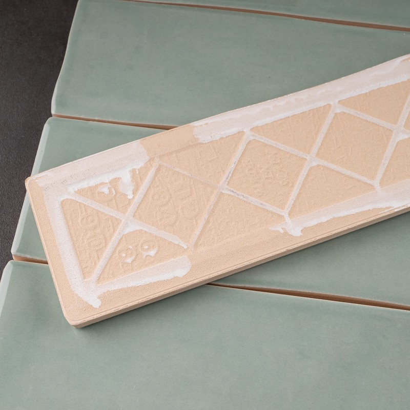 KE-JAS KEZMA - Green Handmade Ceramic Wall Tile 3 in.