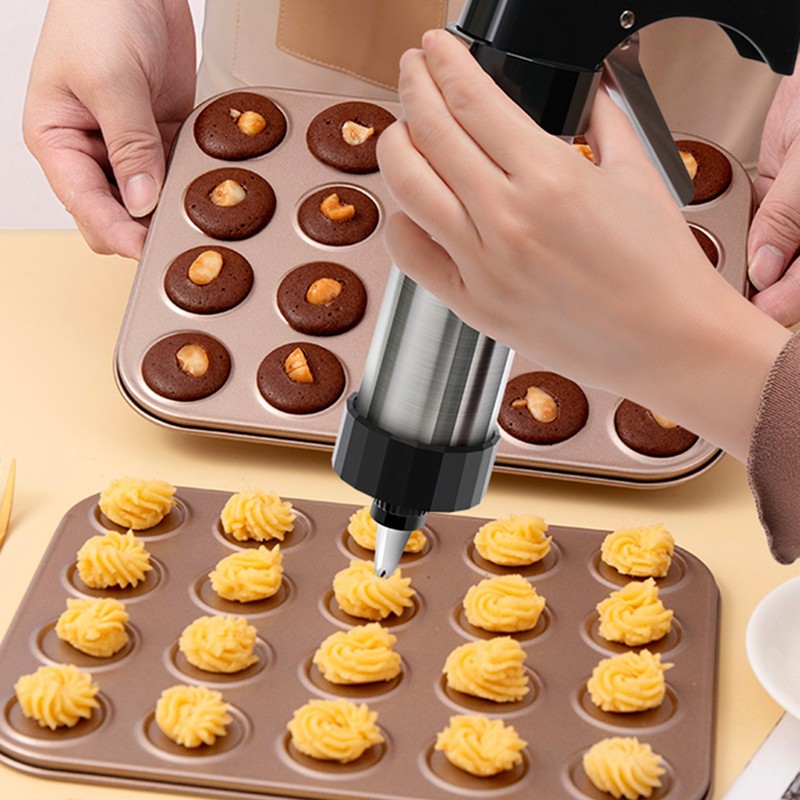 Cookie Gun Squeeze Cookie Machine Cream Mounted Gun Mounted Mouth
