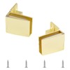 UFURMATE Glass Door Hinge, 2Pcs Zinc Alloy Frameless Glass Door