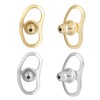 Earring Backs for Droopy Ears, JIACHARMED Locking Bullet Earring Backs