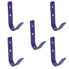 AB Tools 5 Heavy Duty Purple General Purpose Equestrian Horse Stable Tack Room Hook
