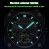 rorios Wristwatches for men, mechanical automatic watch, minimalist skeleton watch,