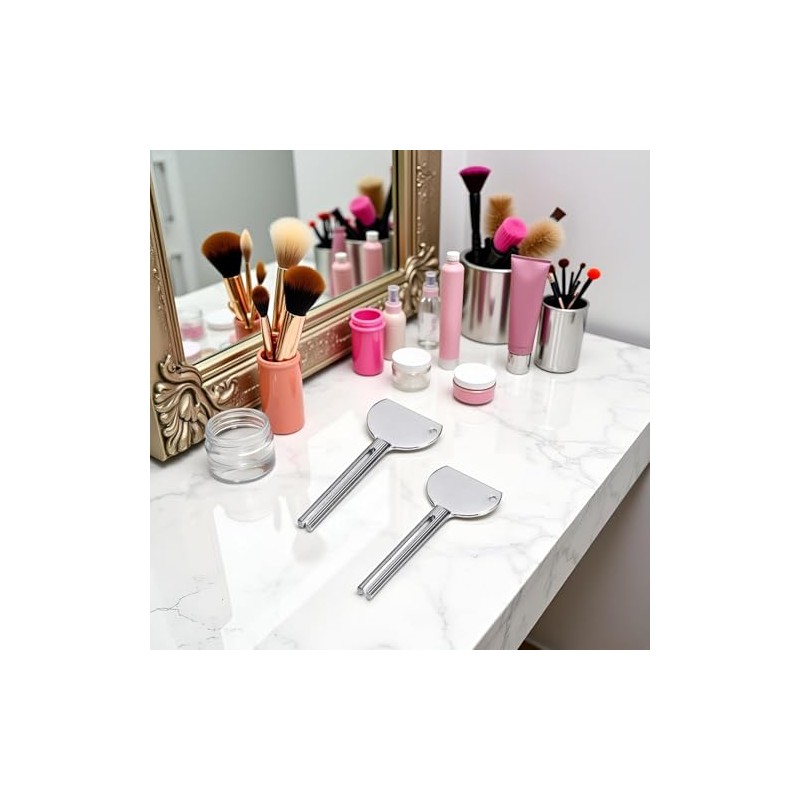 2 Pieces Silver Metal Tube Squeezer for Salon Toothpaste Tube