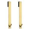 Simtive Extended Shower Door Hooks (10-Inch), Over Door Hooks for