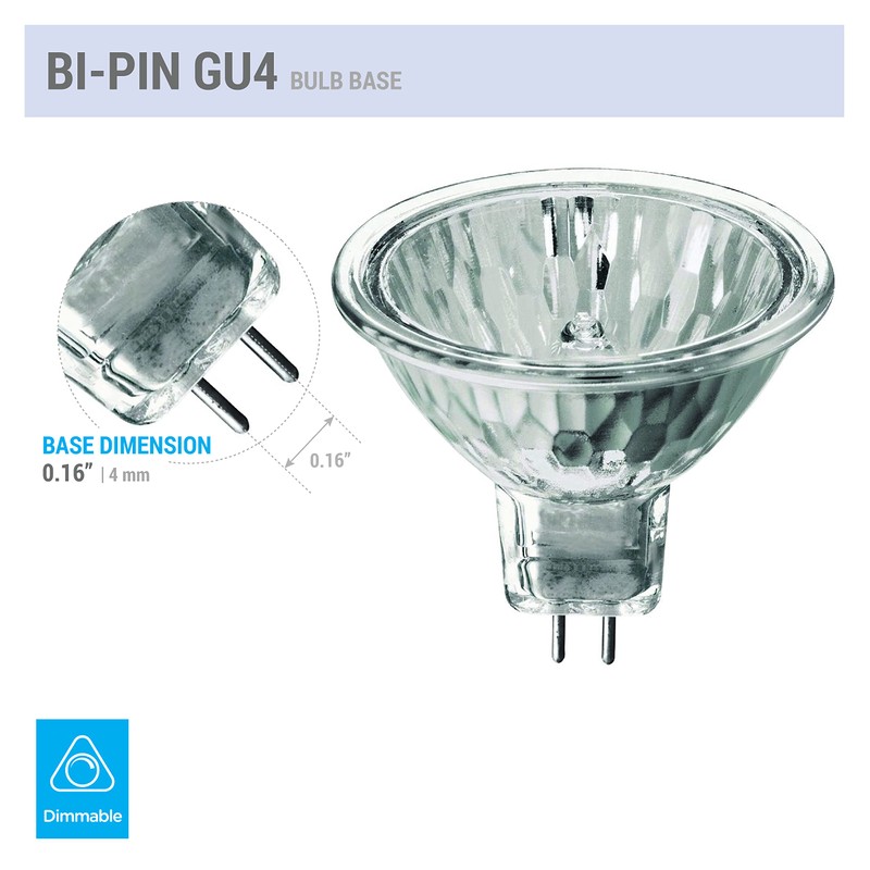 (Pack Of 10) 20MR11/FL - FTD-20 Watt - Flood- 12V