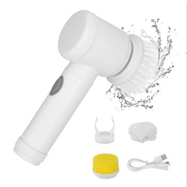 Electric Spin Scrubber Professional Cordless USB Rechargeable Automatic Handheld Cleaning Brush for Bathroom Kitchen