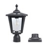 Kemeco Solar Post Light Outdoor ST4319Q Cast Aluminum Filament LED