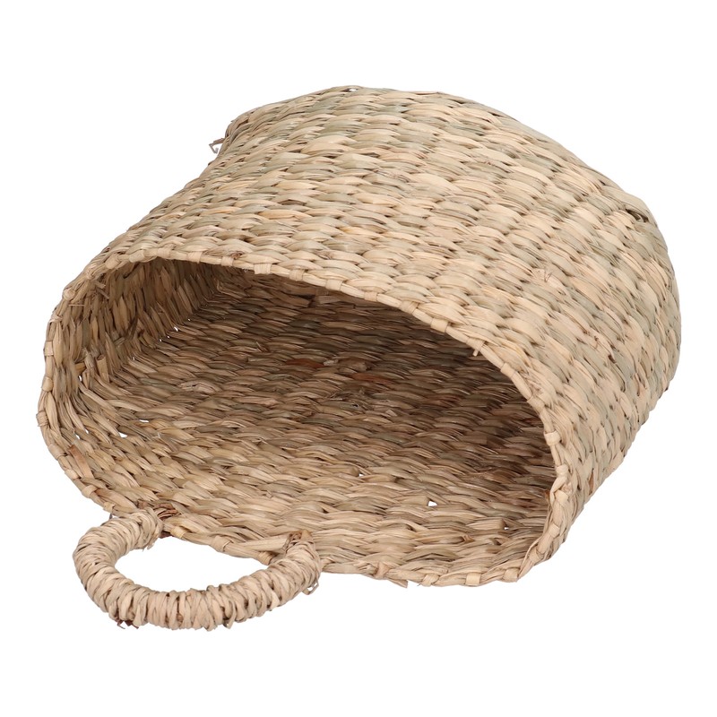 Hanging Basket Seagrass Woven Wall Hanging Storage Basket Organizer for