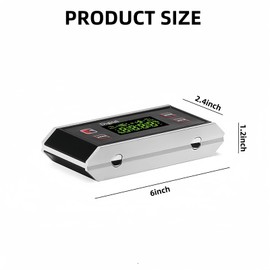 3 in 1 Inclinometer Angle Gauge, Digital Level Angle Finder, Digital Protractor with V-Groove, Waterproof IP54 Precision Level for Woodworking and More