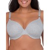 Fruit of the Loom Women's T-Shirt Bra, Desert Dusk/Grey Heather/Olive