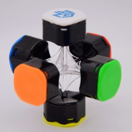 Bukefuno GAN 356 M Lite 3x3 cubeta mágico de velocidad magnética sin calcomanía GAN356 M 3x3 cubeta Speed Puzzle GAN 356M Magic (versión lite). 2020)