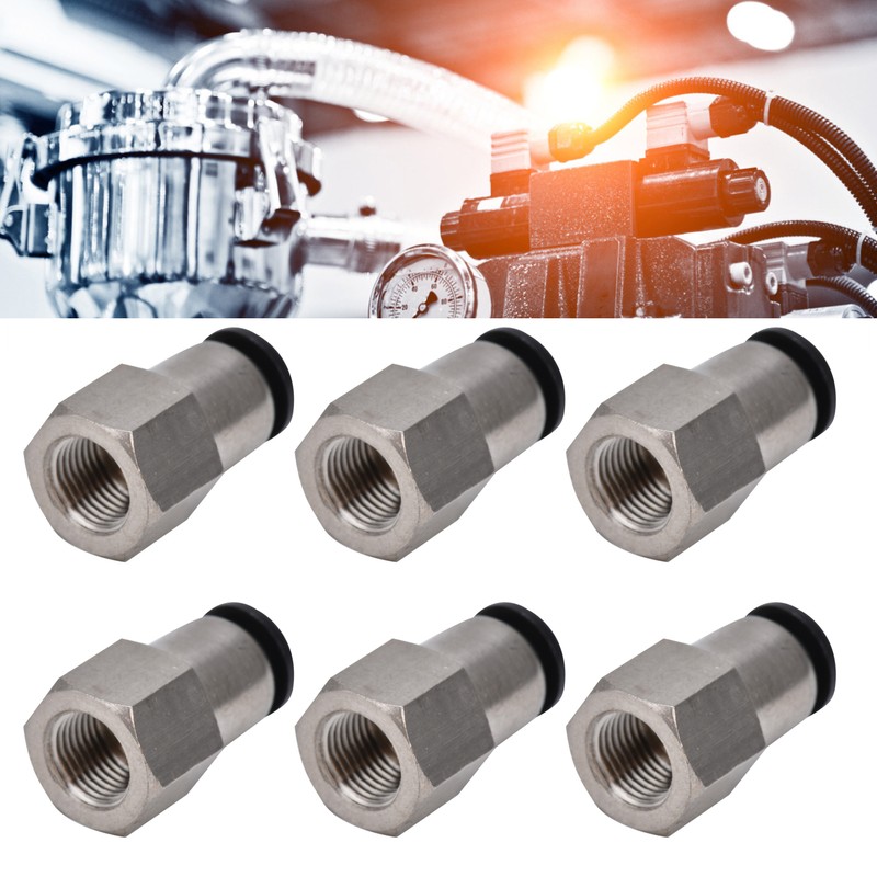 Female Straight Pneumatic Connecter Straight Pneumatic Quick Fitting Air Line