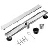 Elefloom Linear Shower Drain, 32 inch Drain with Tile Insert