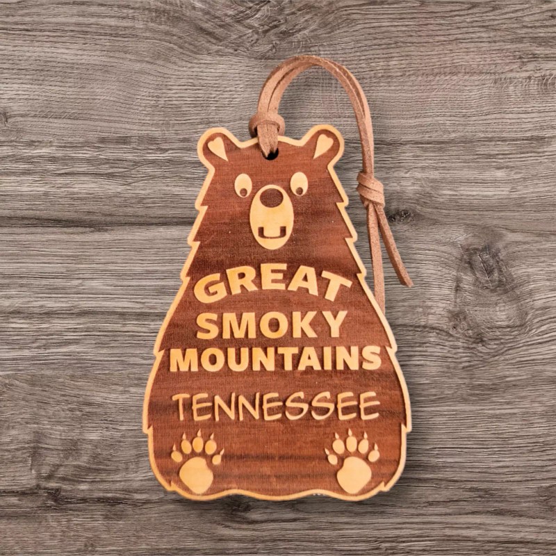Destinations Decal Great Smoky Mountains National Park Christmas Ornament Tennessee