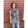 Anuschka Chiffon Scarf - 60 x 182 cm - Printed