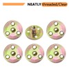 Hocansen Pack of 10 Flange Nuts T Nut M6 Brad