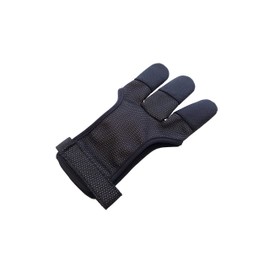 Quality Synthetic Leather Archery Shooting Glove Archery Gloves. (Large)