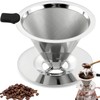 Coffee Filter, Reusable Pour Over Coffee Filter Made of Stainless