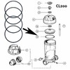 YMHYJY fits CLX200K Pool Chlorinator Lid O-Ring for Hayward CL200/CL220