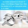 Upgraded W10766544 Gas Stove knobs Replacement for Whirlpool WFG540H0ES0 Range