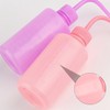 Botella de limpieza de belleza, cuentagotas con boquilla curva para
